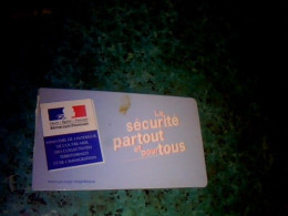 Magnet Du Ministère De L'intérieur La Sécurité Pour Tous - Publicidad