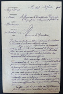 DOCUMENT PUY DE DOME / CONDAT EN COMBRAILLES 1904 CREATION BUREAU TELEPHONIQUE - Manuscrits