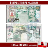 B0955# Gibraltar 2000. 5 Libras 'Millennium' (UNC) WPM#29 - Gibilterra