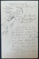 DOCUMENT PUY DE DOME / CONDAT 1907 NOMINATION DU FACTEUR TELEGRAPHIQUE - Manuscrits