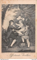 Publicité Cirage Végétal - Reproduction De La Gravure De Francesco Bartolozzi  "Affectionate Broothers " - Publicité