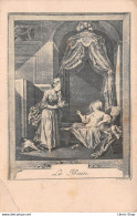 Publicité Cirage Végétal Reproduction De La Gravure De Sigmond Freudeberg "Le Bain" - Werbepostkarten
