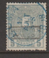 Belgisch Congo Belge - OBP/COB CP5 - 5Fr Colis Postaux - Gestempeld/Oblit./O - 1884-1894