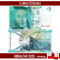 B0956# Gibraltar 2020. 5 Libras (UNC) WPM#42a - Gibraltar