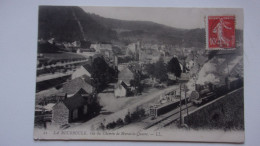 63  LA BOURBOULE VU DU CHEMIN DE MURAT LE QUAIRE TRAIN LOCOMOTIVE - Sonstige & Ohne Zuordnung