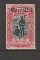 Belgisch Congo Belge - OBP/COB 48 - 5 Fr Mols Typografisch - MH*/NC - Roest/Rust - Neufs