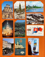 10 Different Phonecards For Collection (different Cities) - Paysages