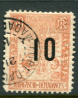 MADAGASCAR 1912 Surcharge 10 On 50 C. Used.  Yv. 119; SG 78 - Used Stamps