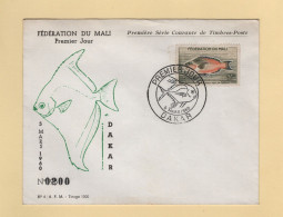 Mali - FDC - N°2 - Poisson - 1960 - Dakar - Malí (1959-...)