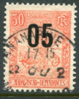 MADAGASCAR 1912 Surcharge 5 On 30 C. Used.  Yv. 117; SG 76 - Gebruikt