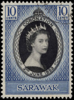 Sarawak 1953 Coronation Fine Used. - Sarawak (...-1963)