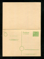"BERLIN" 1949, Postkarte Mit Antwortteil Mi. P 8 ** (17554) - Postcards - Mint