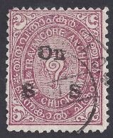 INDIA 1931-7 - Travancore - Servizio | - Travancore