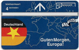 Netherlands - KPN - L&G - R040-05 - Guten Morgen, Europa! Deutschland - 302L - 02.1993, 4Units, 5.000ex, Mint - Privées