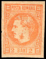 Romania 1868-70 2b Red-orange Mounted Mint. - Ungebraucht