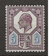 1902 MH Great Britain Mi 110 - Unused Stamps