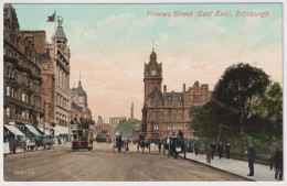 CPA EDINBURGH Princes Street (East End) Circa 1915 +/- 9x14cm #1076 - Midlothian/ Edinburgh