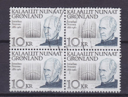 Greenland 1991 Mi. 221, 10 Kr Jonathan Petersen, Komponist Orgel Orgue Organ 4-Block - Blocks & Sheetlets