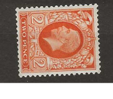 1934 MH Great Britain Mi 178Y Sideways Wmk - Ungebraucht