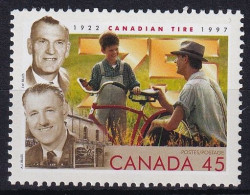 MiNr. 1614 Kanada (Dominion) 1997, 3. März. 75 Jahre Firma Für Autozubehör „Canadian Tire Corporat - Postfrisch/**/MNH - Ungebraucht