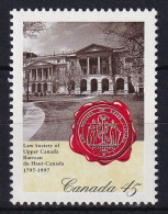 MiNr. 1618 Kanada (Dominion) 1997, 23. Mai. 200 Jahre Anwaltsvereinigung Von Upper Canada - Postfrisch/**/MNH - Unused Stamps