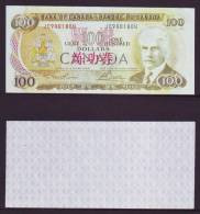 China BOC Bank (bank Of China) Training/test Banknote,Canada Dollars A Series $100 Note Specimen Overprint - Canada