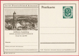 Entier Postal (CP) - Göttingen (Allemagne) - Exposition Anniversaire 1000 Ans - Postkarten - Ungebraucht