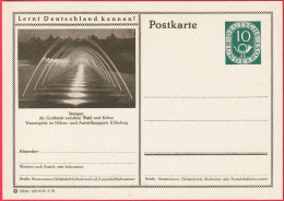 Entier Postal (CP) - Stuttgart (Allemagne) - Jeux D'Eau Au Parc  D'Exposition Killesberg - Postkarten - Ungebraucht