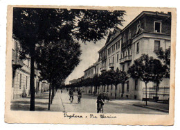 Italie-- VOGHERA --1955 - Via  Torino (animée , Vélos )....-... Timbre....cachet ..... Griffe  REBUTS - Autres & Non Classés