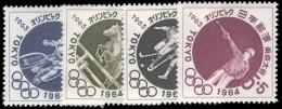 Japan 1963 Olympic Games 5th Issue Unmounted Mint. - Unused Stamps