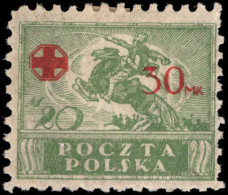 Poland 1921 20m+30m Red Cross Lightly Mounted Mint. - Nuevos