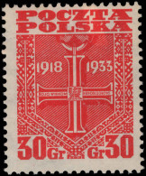 Poland 1933 Proclamation Of The Republic Lightly Mounted Mint. - Unused Stamps