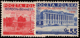 Poland 1936 Gordon Bennett Balloon Air Race Unmounted Mint. - Unused Stamps
