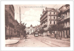 Vigo ESPANA SPAIN VIGO No.11 Avenida De Garcia Barbon Borbon Tram Unused - Pontevedra