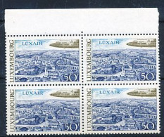 TIMBRE  ZEGEL STAMP  LUXEMBOURG POSTE AERIENNE 4 X LE No PA 21  XX - Neufs