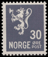 Norway 1940-49 30ø Grey Unmounted Mint. - Neufs