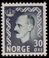 Norway 1950-57 30ø Violet-grey Unmounted Mint. - Neufs