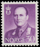 Norway 1958-62 30ø Olav Unmounted Mint. - Ungebraucht