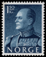Norway 1959 1.50kr Blue Phosphorescent Paper Unmounted Mint. - Unused Stamps