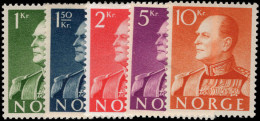 Norway 1959 High Value Set Unmounted Mint. - Unused Stamps