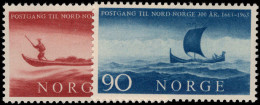 Norway 1963 Southern-Northern Postal Services Unmounted Mint. - Nuevos