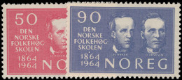 Norway 1964 Folk High Schools Unmounted Mint. - Unused Stamps