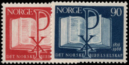 Norway 1966 Norwegian Bible Society Unmounted Mint. - Unused Stamps