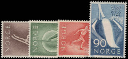 Norway 1966 Skiing Unmounted Mint. - Unused Stamps