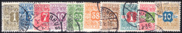 Denmark 1907 Newspaper Set Wmk Crown Fine Used. - Gebruikt