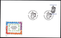 Denmark 1990 Museum Of Decorative Arts First Day Cover - Briefe U. Dokumente