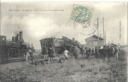 79    THOUARS  ACCIDENT  DE  CHEMIN    DE  FER  1er  NOVEMBRE  1899 - Thouars