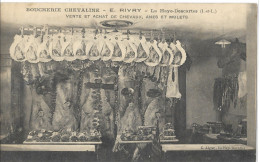 37    LA  HAYE - DESCARTES  BOUCHERIE CHEVALINE  E.  RIVRY - Autres & Non Classés