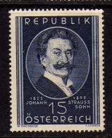 Autriche (1949) -   Johann Strauss-  Neufs** - MNH - Ungebraucht