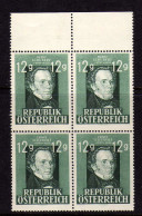 Autriche (1947) - Franz Schubert - Bloc De Quatre  Neufs** - MNH - Neufs